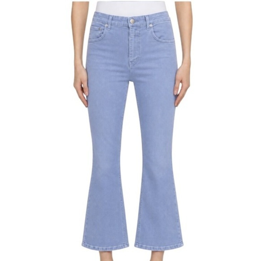 CLOSED Womens 29 Light Blue Hi-Sun High Rise Cropped Flare Jeans